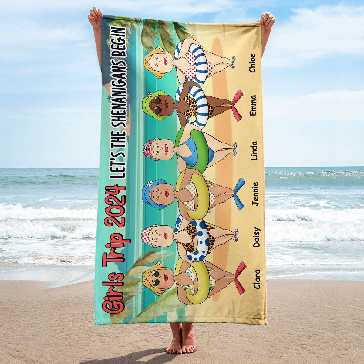 Cheaper Than Therapy - Personalized Custom Beach Towel - Image 5