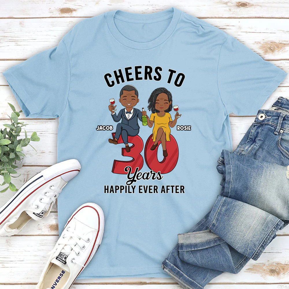 Cheers To - Personalized Custom Classic T-shirt - Image 3