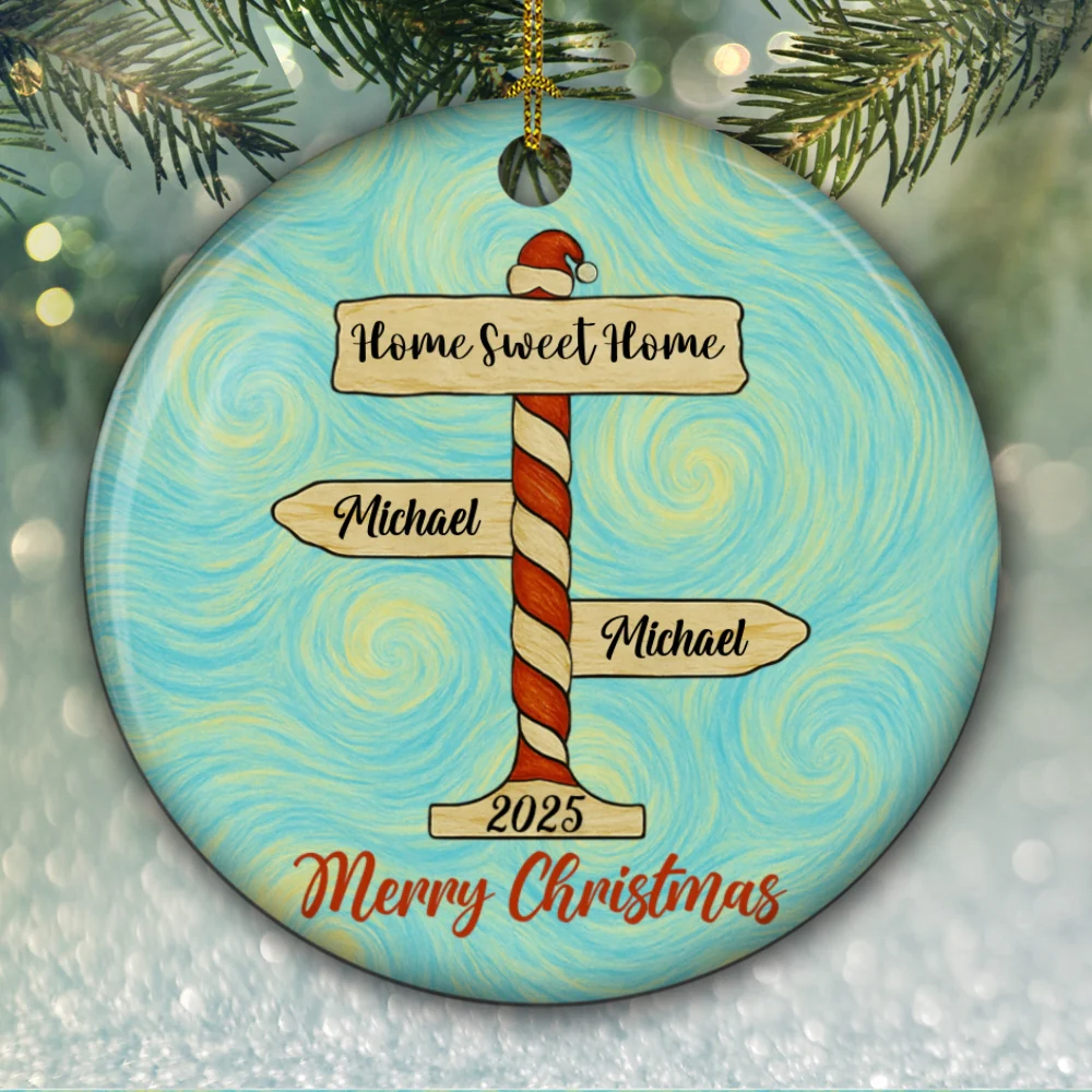 Cherished Family Memories - Personalized Custom Ceramic Ornament - Image 5