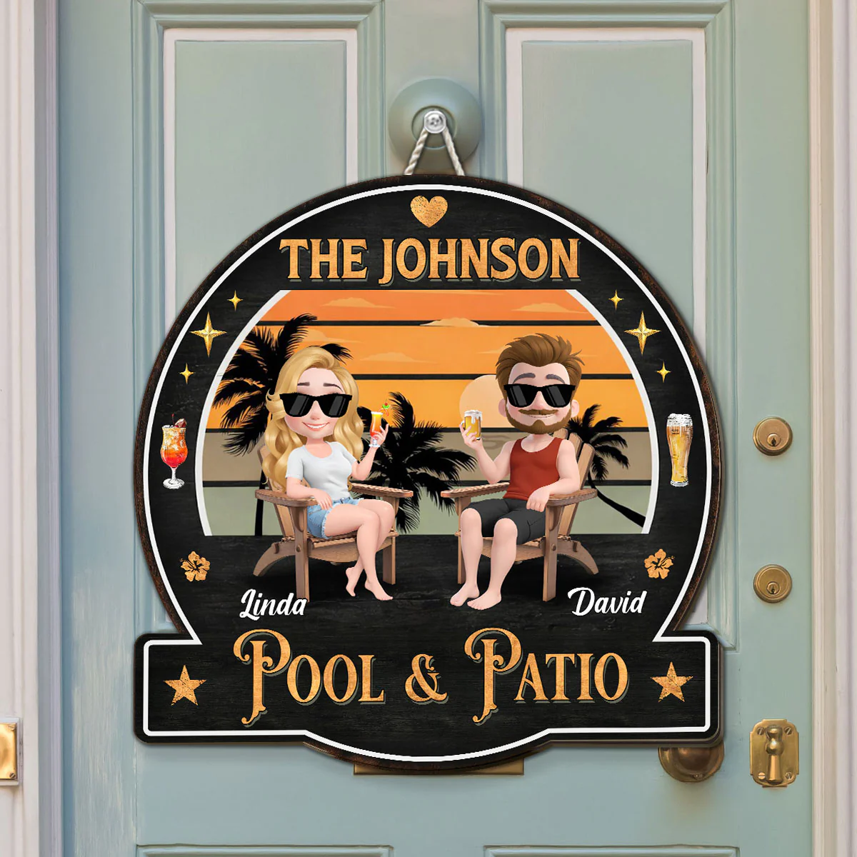 Chill Time -  Personalized Custom Wood Sign - Image 2