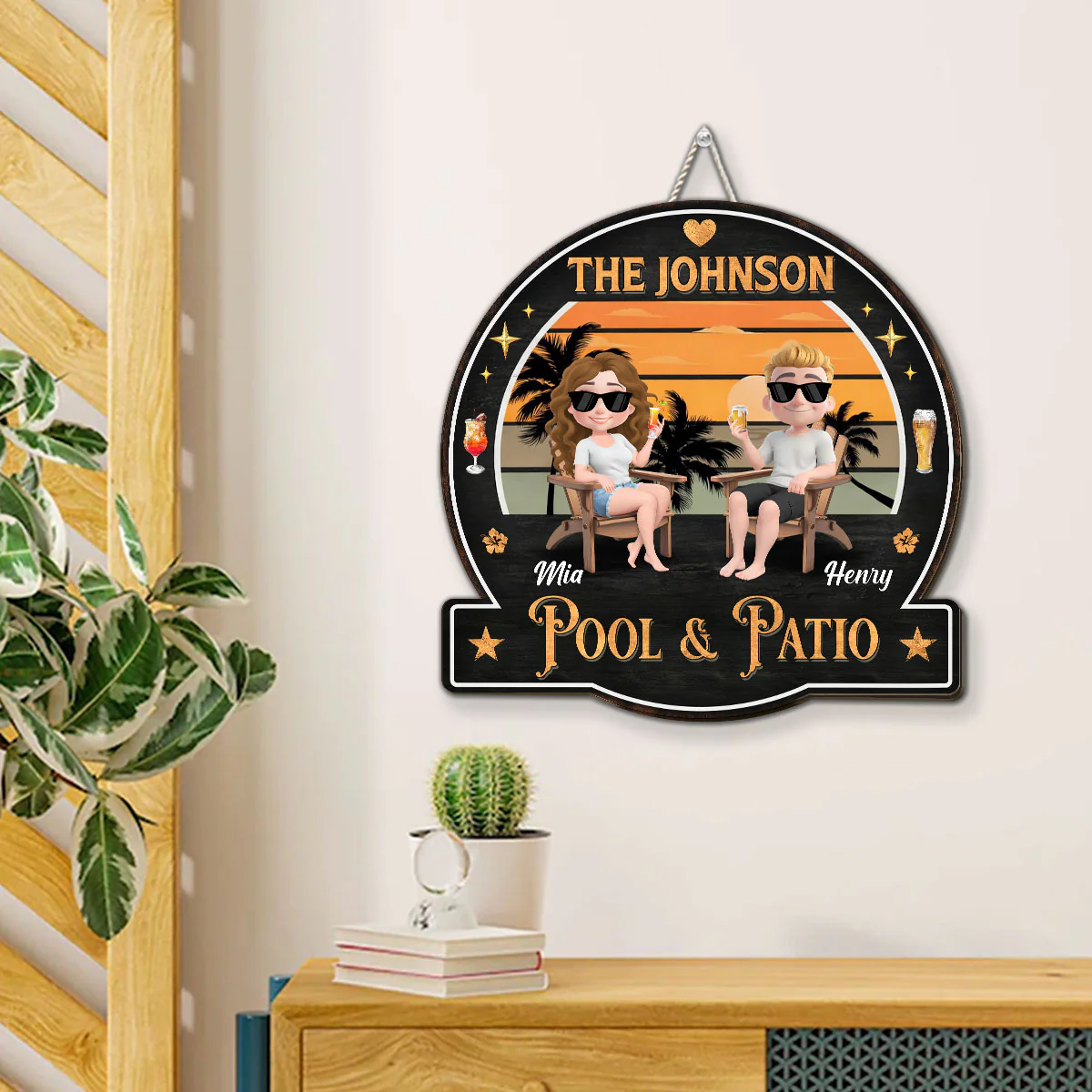 Chill Time -  Personalized Custom Wood Sign - Image 4