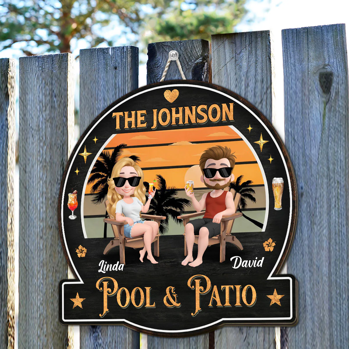Chill Time -  Personalized Custom Wood Sign - Image 5