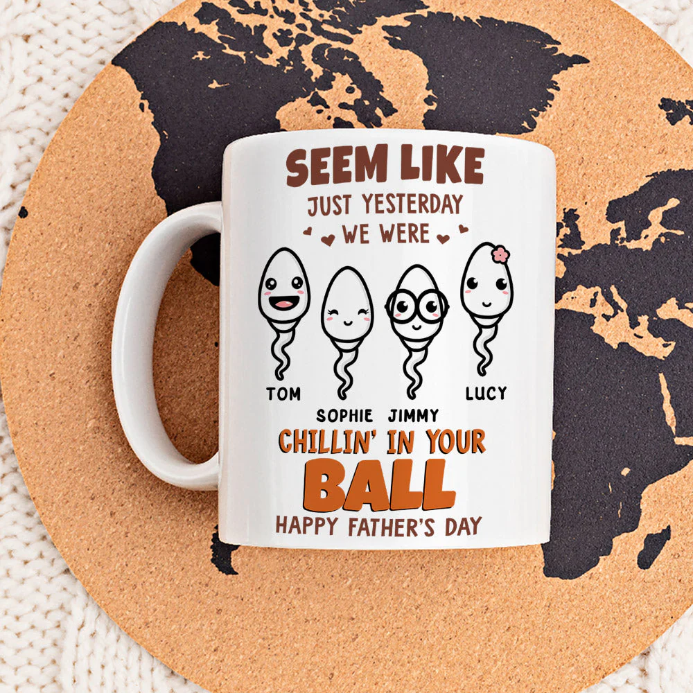 Chilling in your ball - Personalized Custom Coffee Mug - Image 3