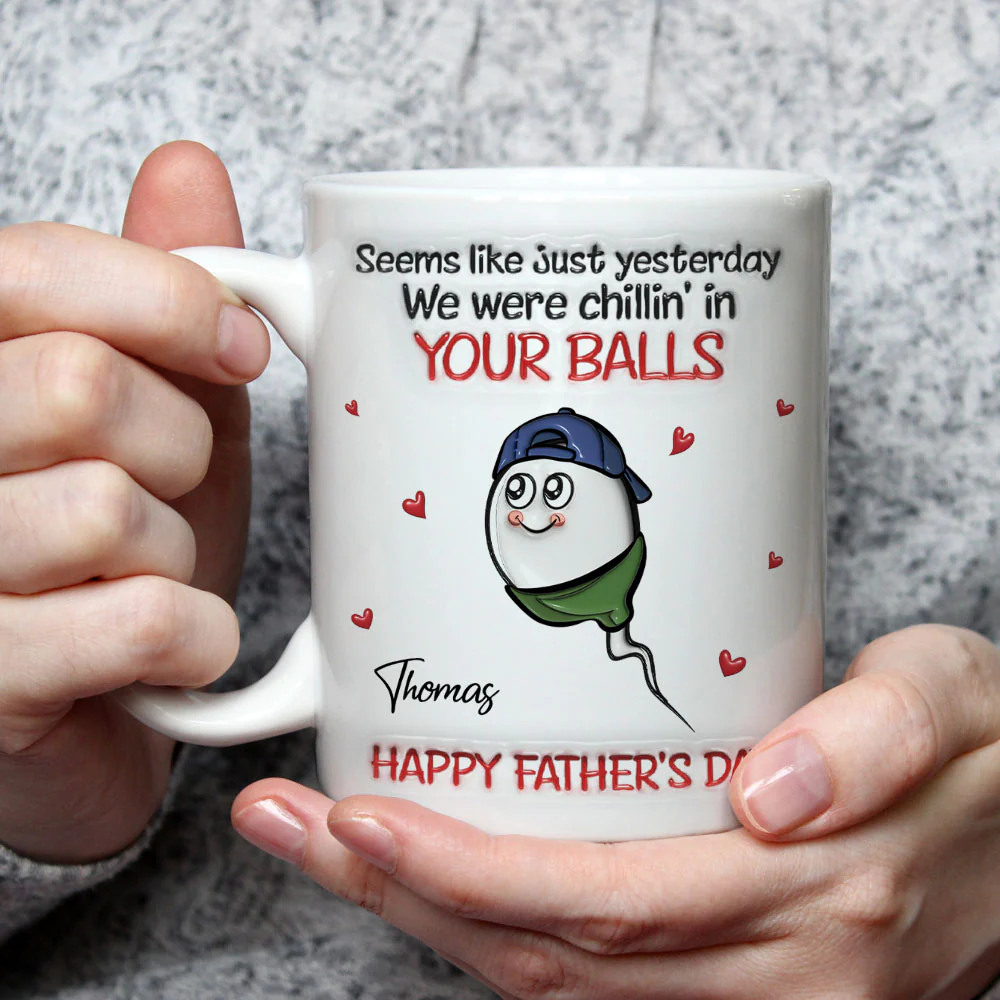 Chilling In Yours - Personalized Custom 3D Inflated Effect Mug - Image 3