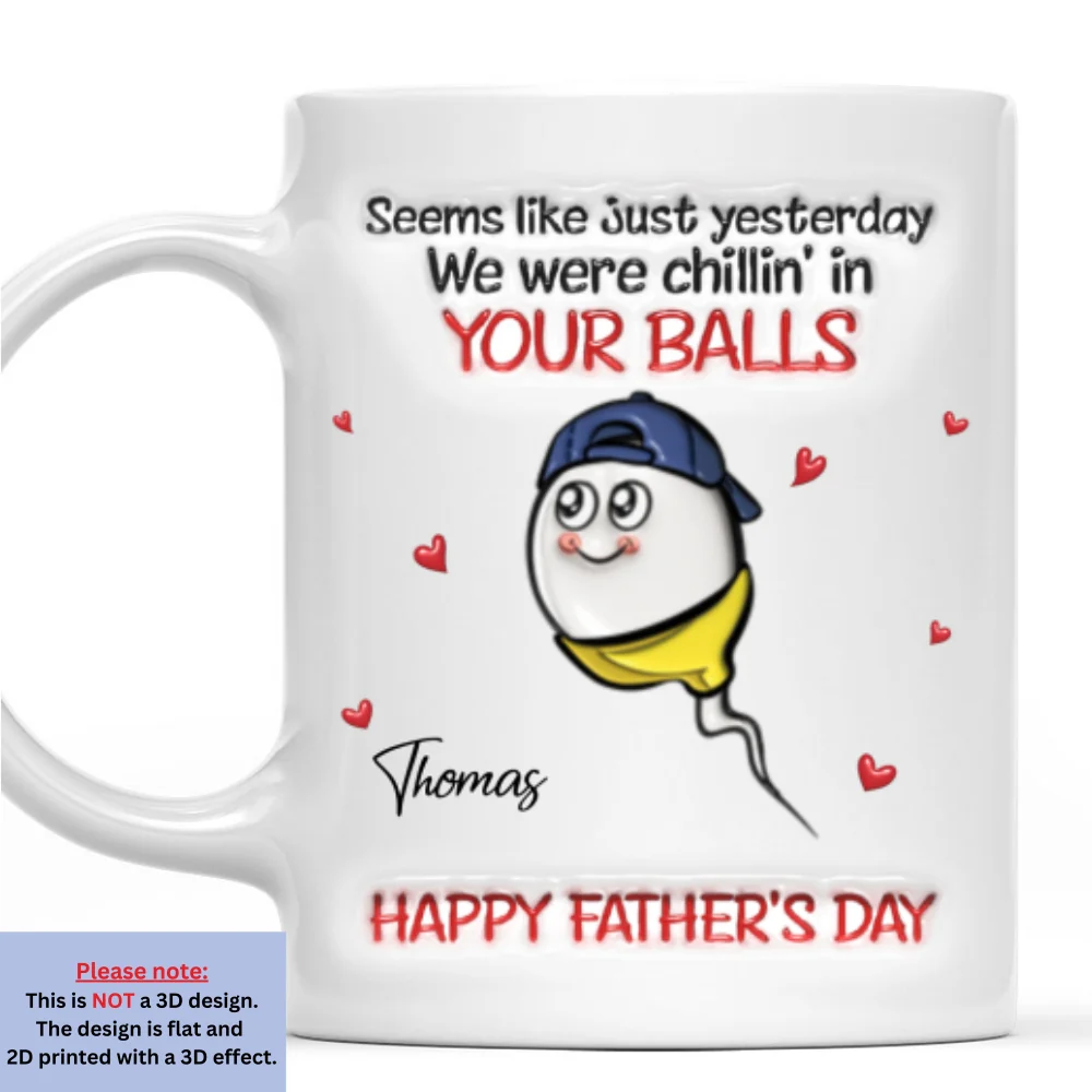 Chilling In Yours - Personalized Custom 3D Inflated Effect Mug - Image 8