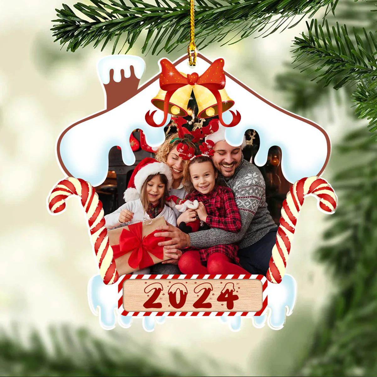 Christmas 2024 - Personalized Custom Acrylic Ornament - Image 2