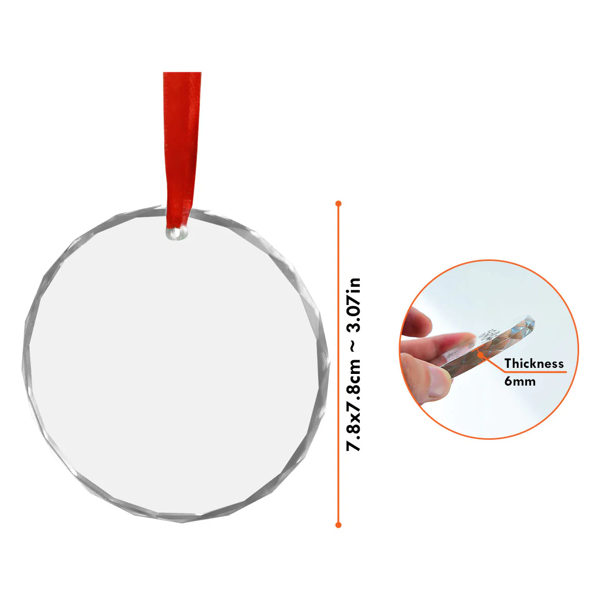 Christmas Family Couple Annoying Each Other For Years - Personalized Custom Glass Ornament - Image 4