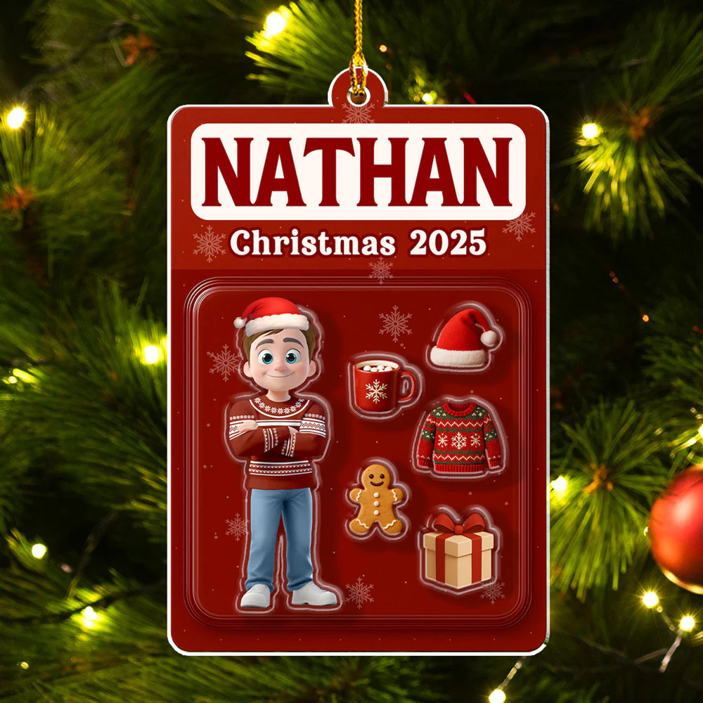 Christmas Kit - Personalized Custom Acrylic Ornament - Image 3