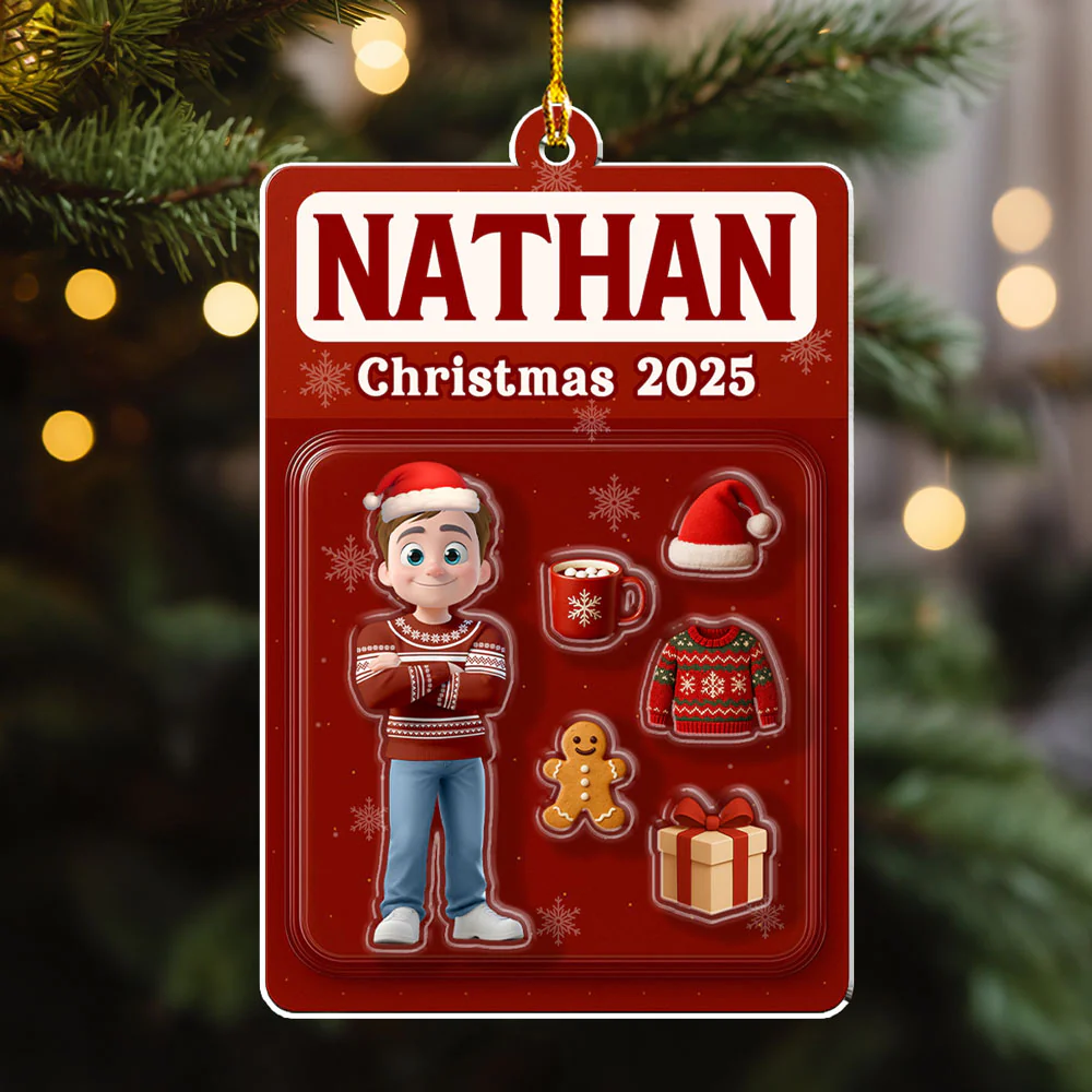Christmas Kit - Personalized Custom Acrylic Ornament - Image 4