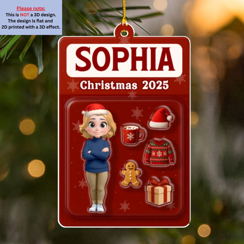 Christmas Kit - Personalized Custom Acrylic Ornament - Image 7