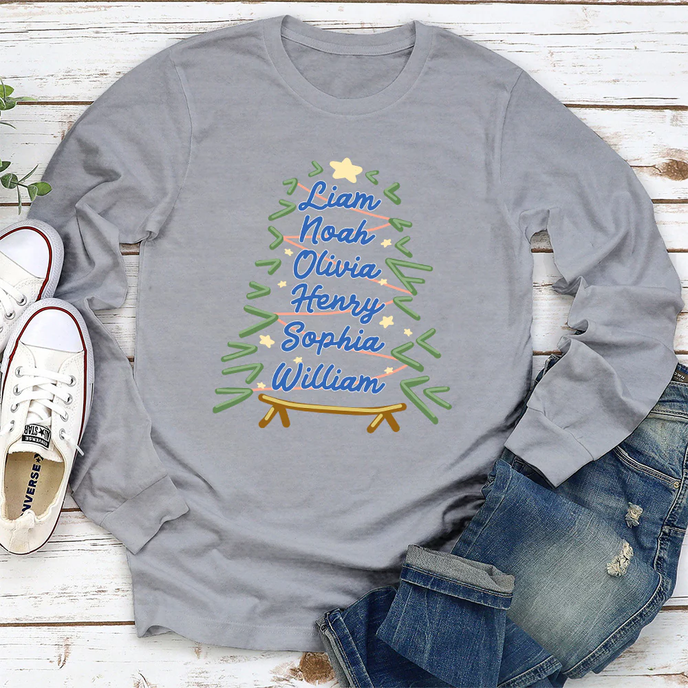 Christmas Name - Personalized Custom Shirt - Image 2