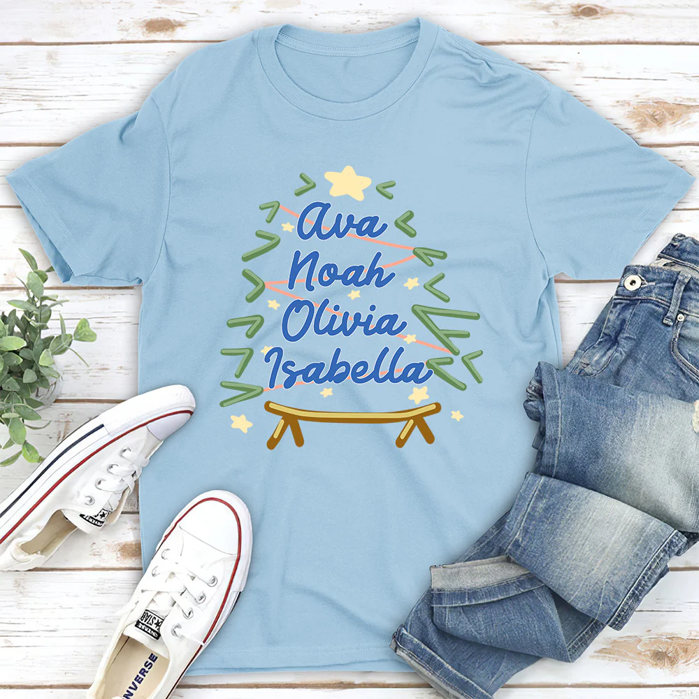 Christmas Name - Personalized Custom Shirt - Image 3