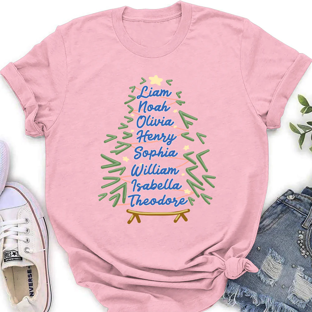 Christmas Name - Personalized Custom Shirt - Image 4