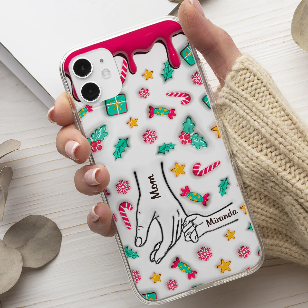 Christmas Of Nana - Personalized Custom 3D Inflated Effect Phone Case - Image 2