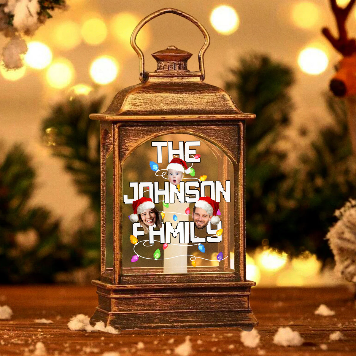Christmas Tree - Personalized Custom Christmas Wind Lamp - Image 2
