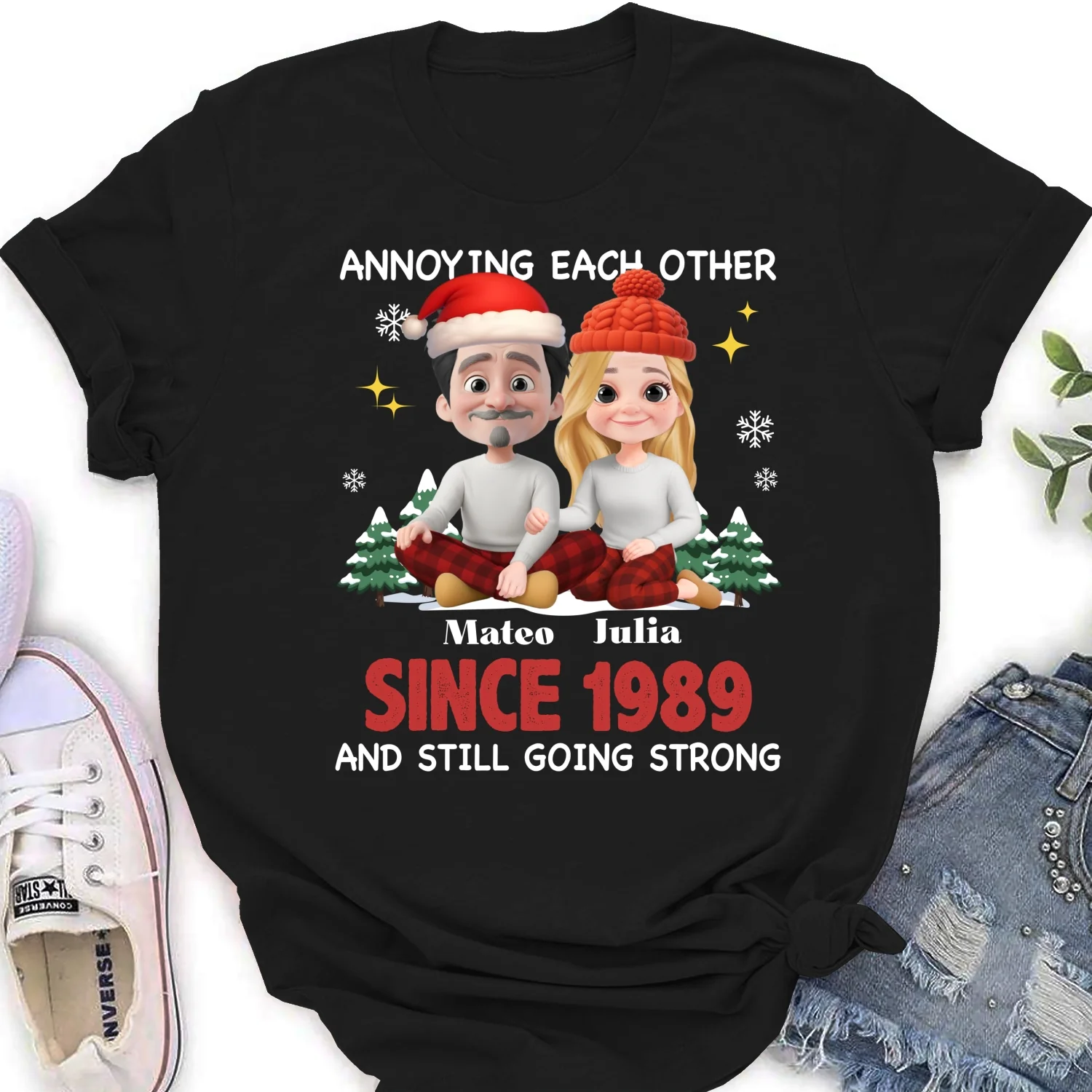 Christmas With You - Personalized Custom Shirt - Image 15