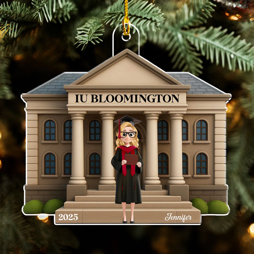 Class Of 2025 - Personalized Custom Acrylic Ornament  - Image 3