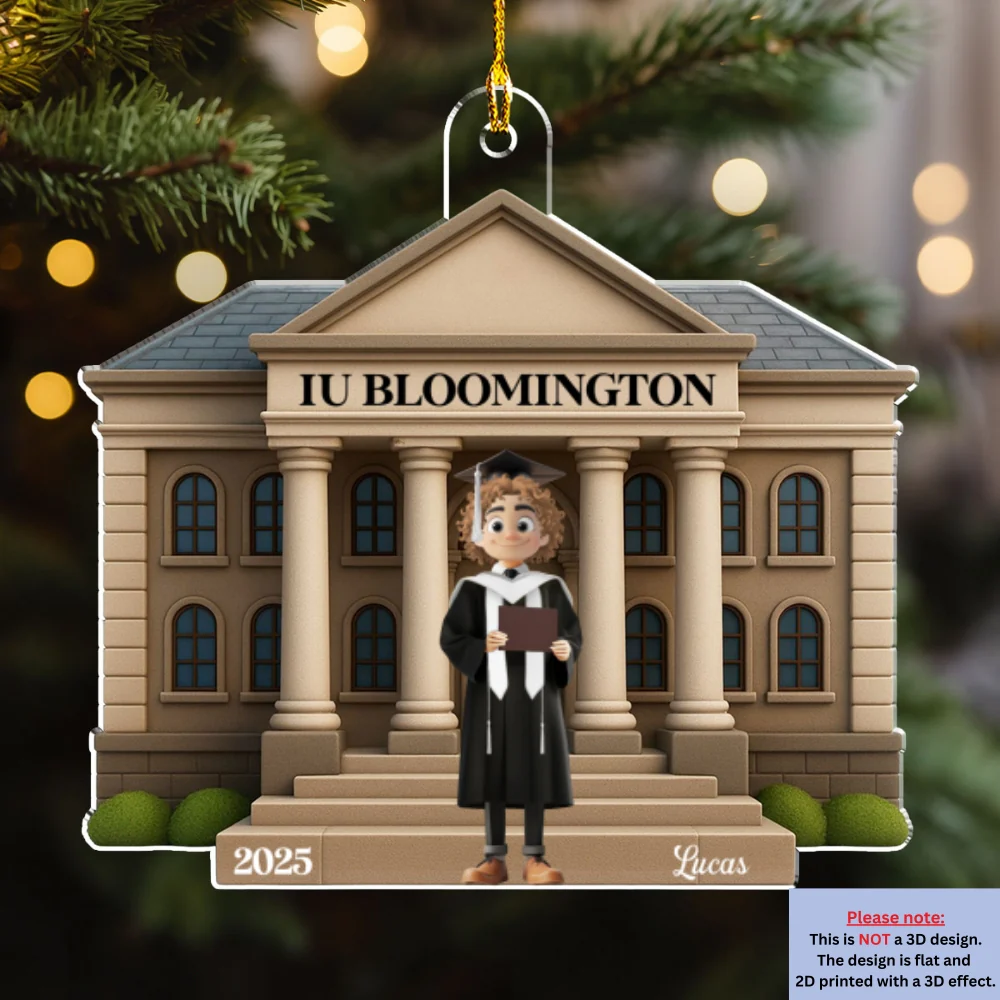 Class Of 2025 - Personalized Custom Acrylic Ornament  - Image 7