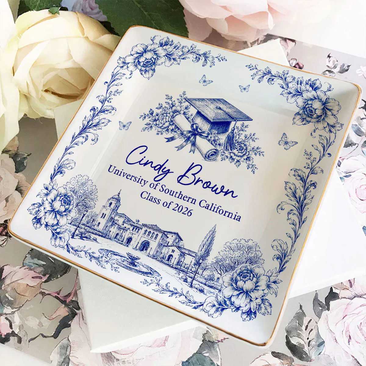 Class of 2026 - Personalized Custom Jewelry Dish - Image 4