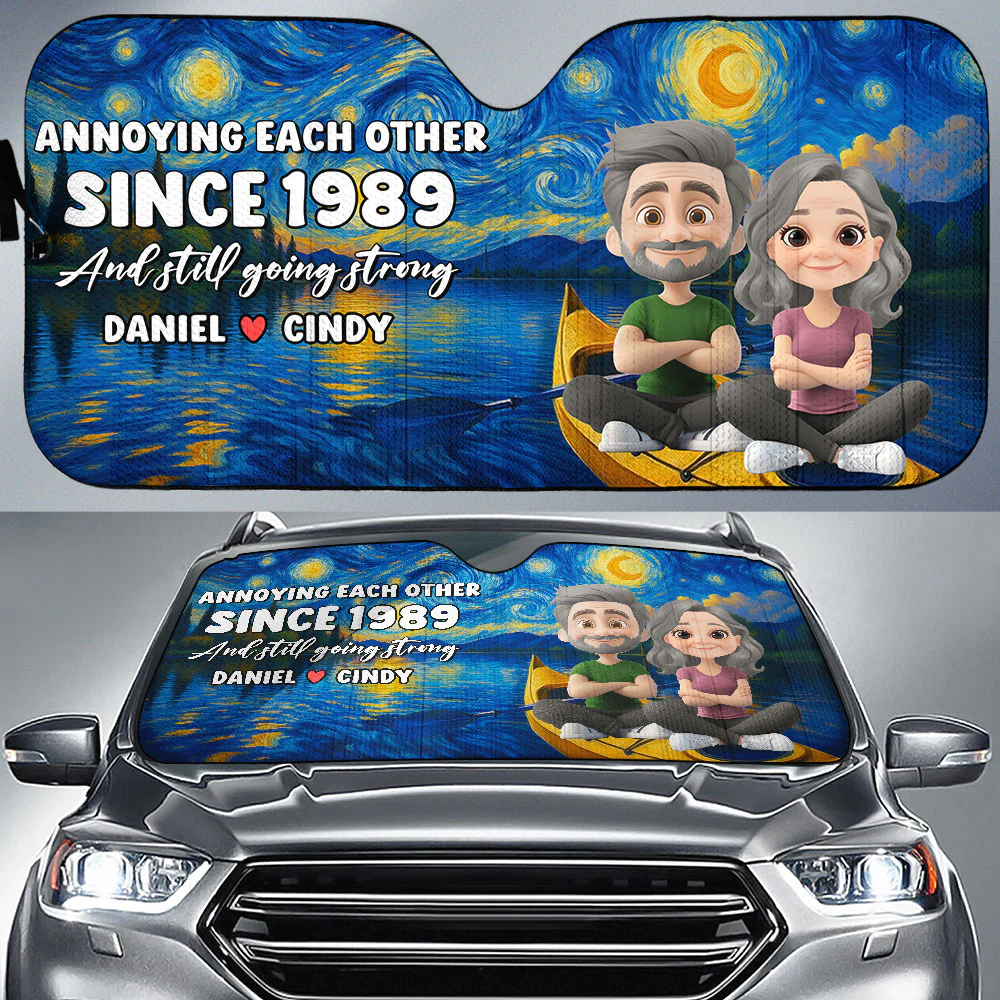 Classic Art - Personalized Custom Car Sunshade - Image 2