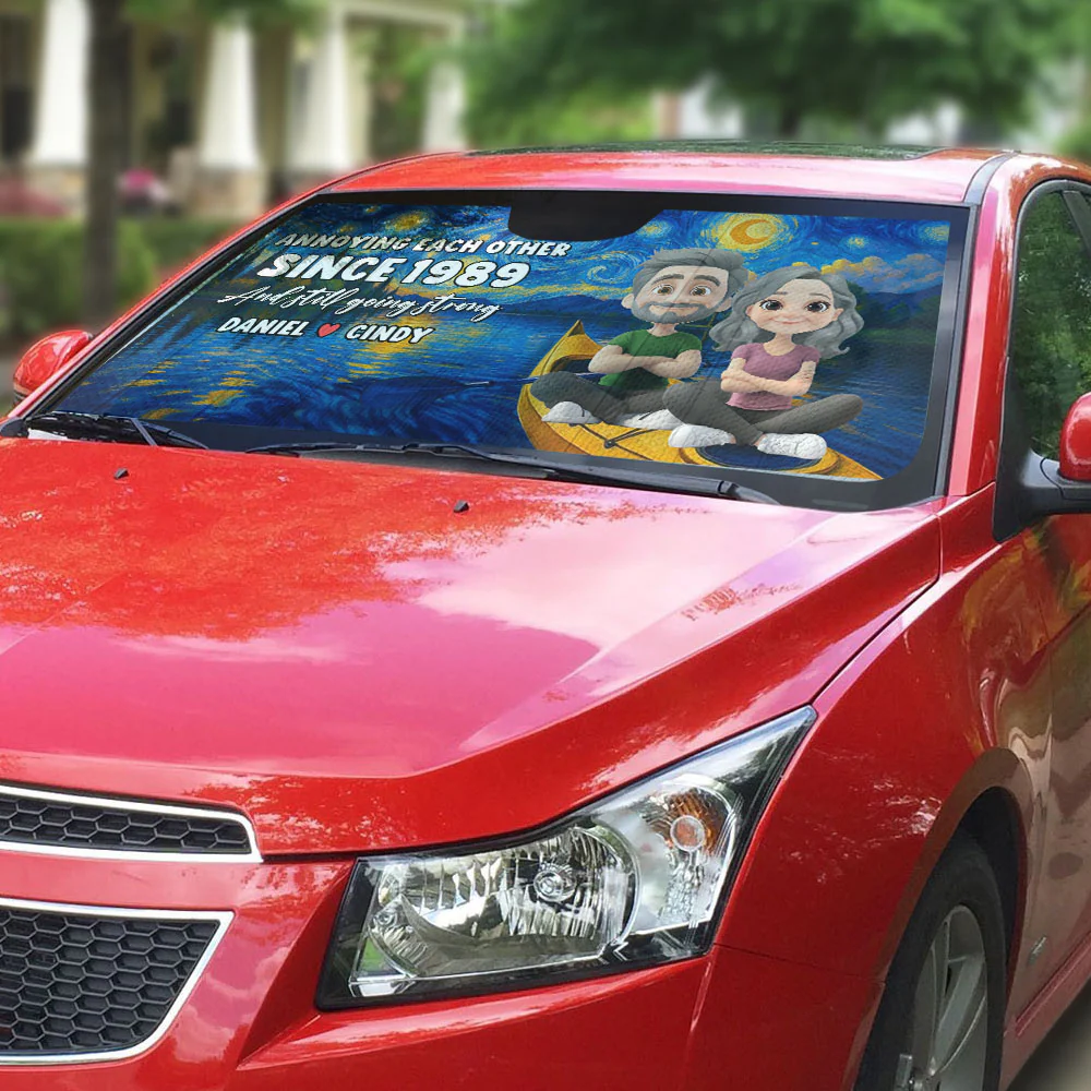 Classic Art - Personalized Custom Car Sunshade - Image 3