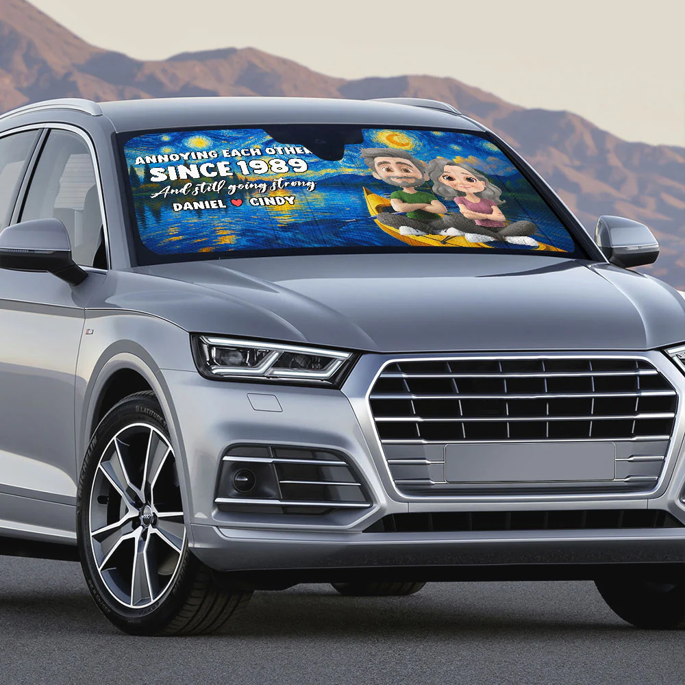 Classic Art - Personalized Custom Car Sunshade - Image 4
