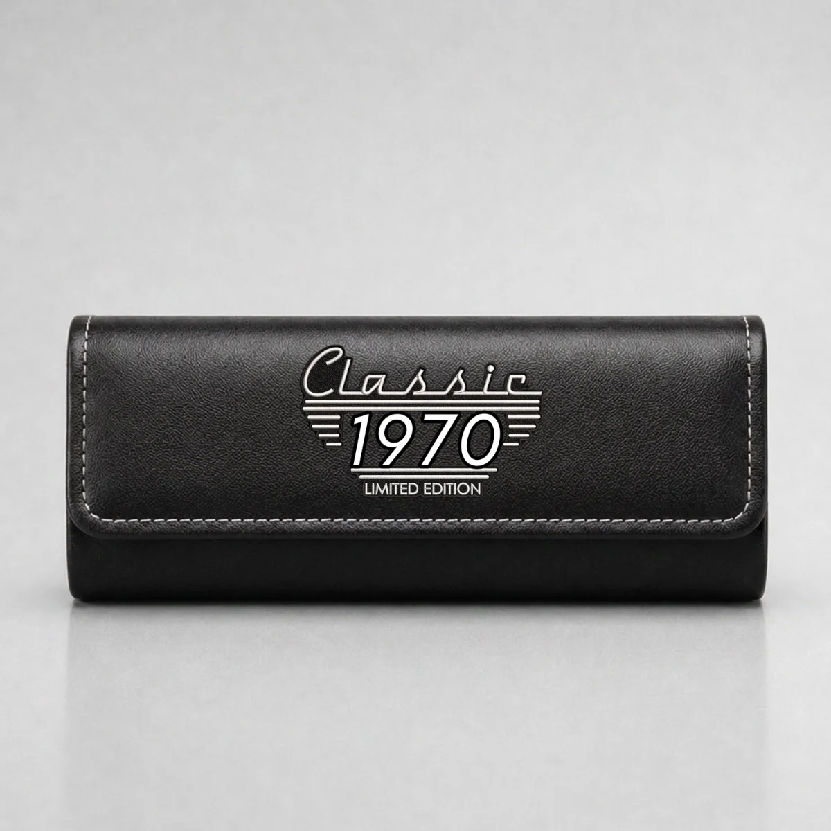 Classic Edition Dad - Personalized Custom Leather Eyeglass Case - Image 8