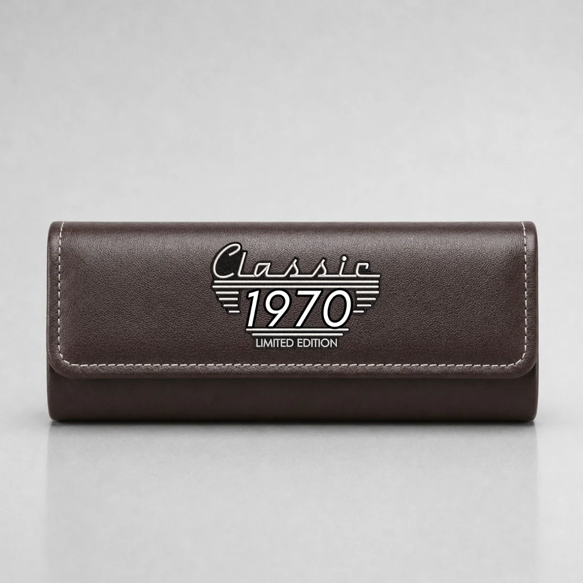 Classic Edition Dad - Personalized Custom Leather Eyeglass Case - Image 9