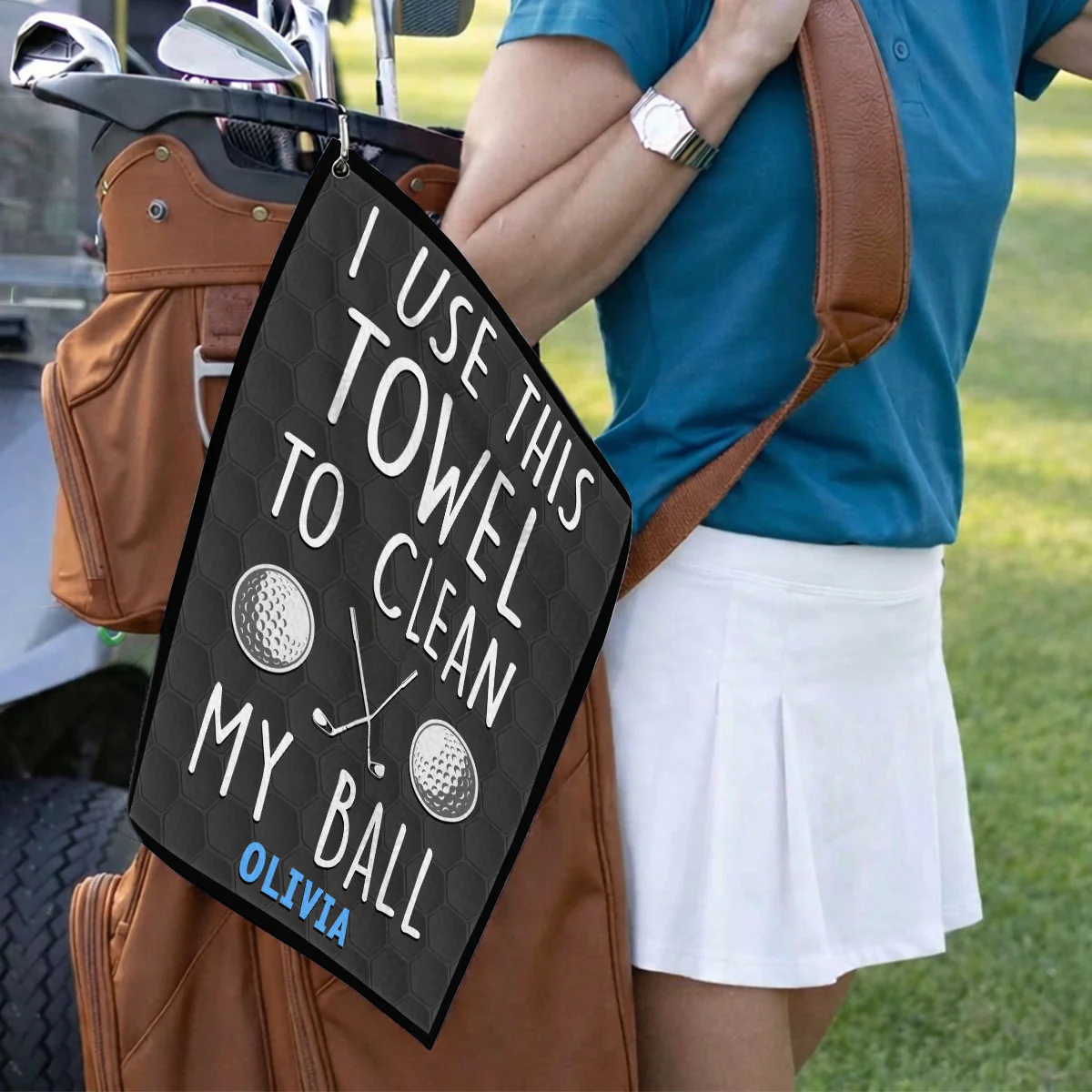 Clean My Ball - Personalized Custom Golf Towel - Image 7
