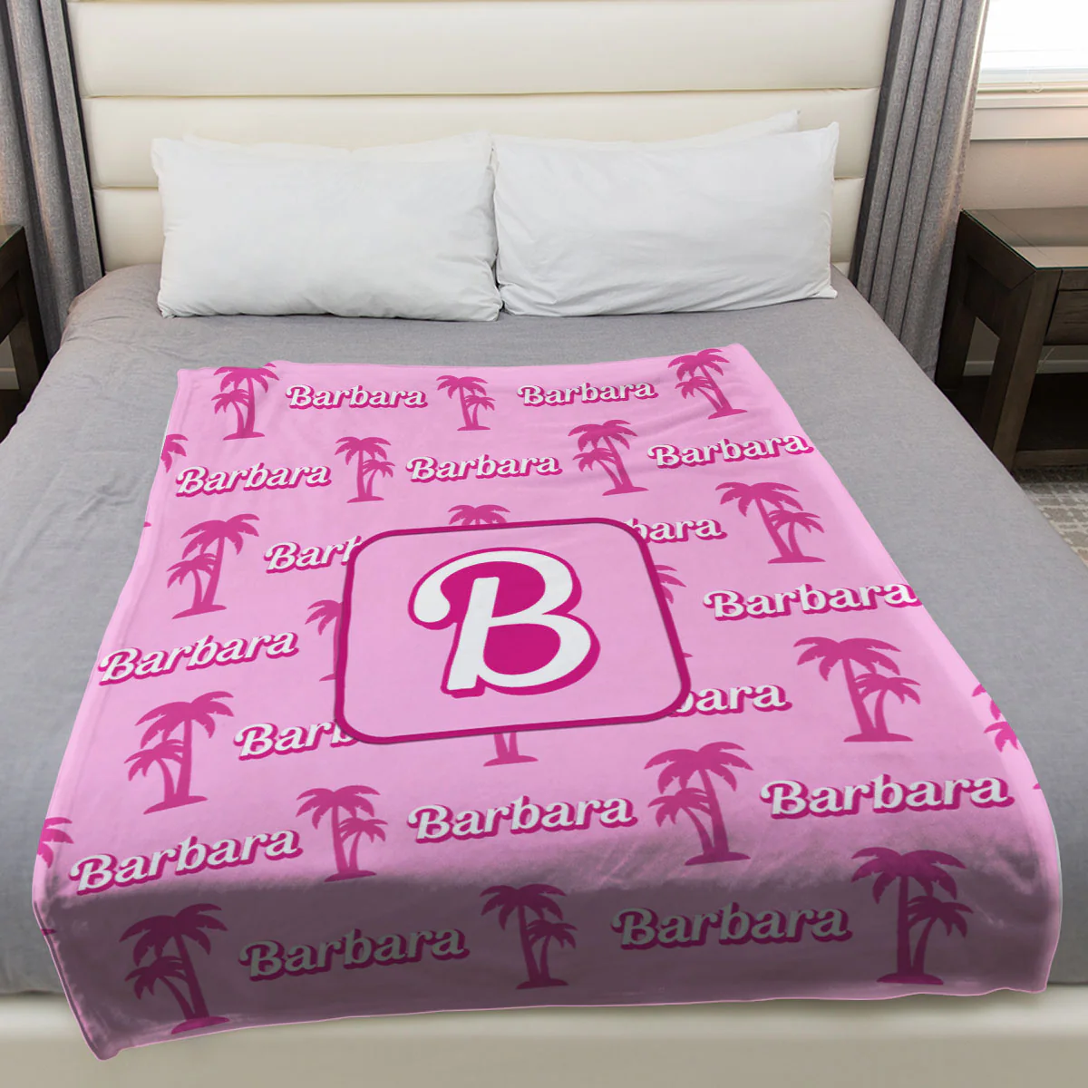 Colorful Island Dreams - Personalized Custom Fleece Blanket - Image 3