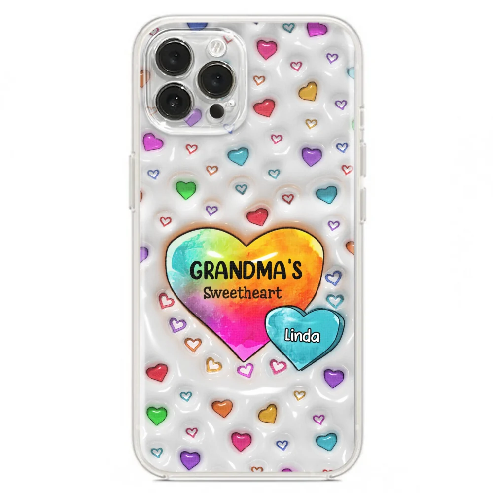 Colorful Sweethearts Grandma -  Personalized Custom 3D Inflated Effect Phone Case - Image 19