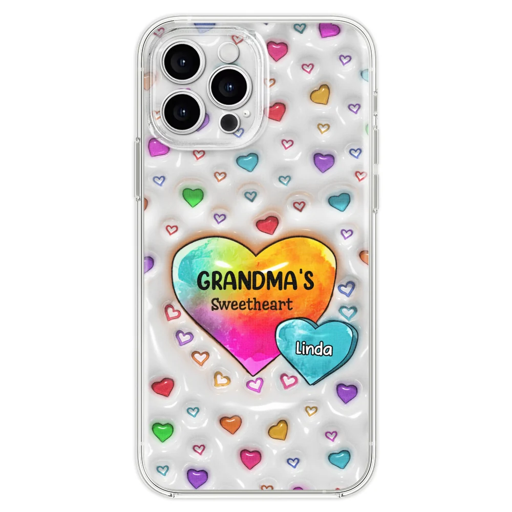 Colorful Sweethearts Grandma -  Personalized Custom 3D Inflated Effect Phone Case - Image 22