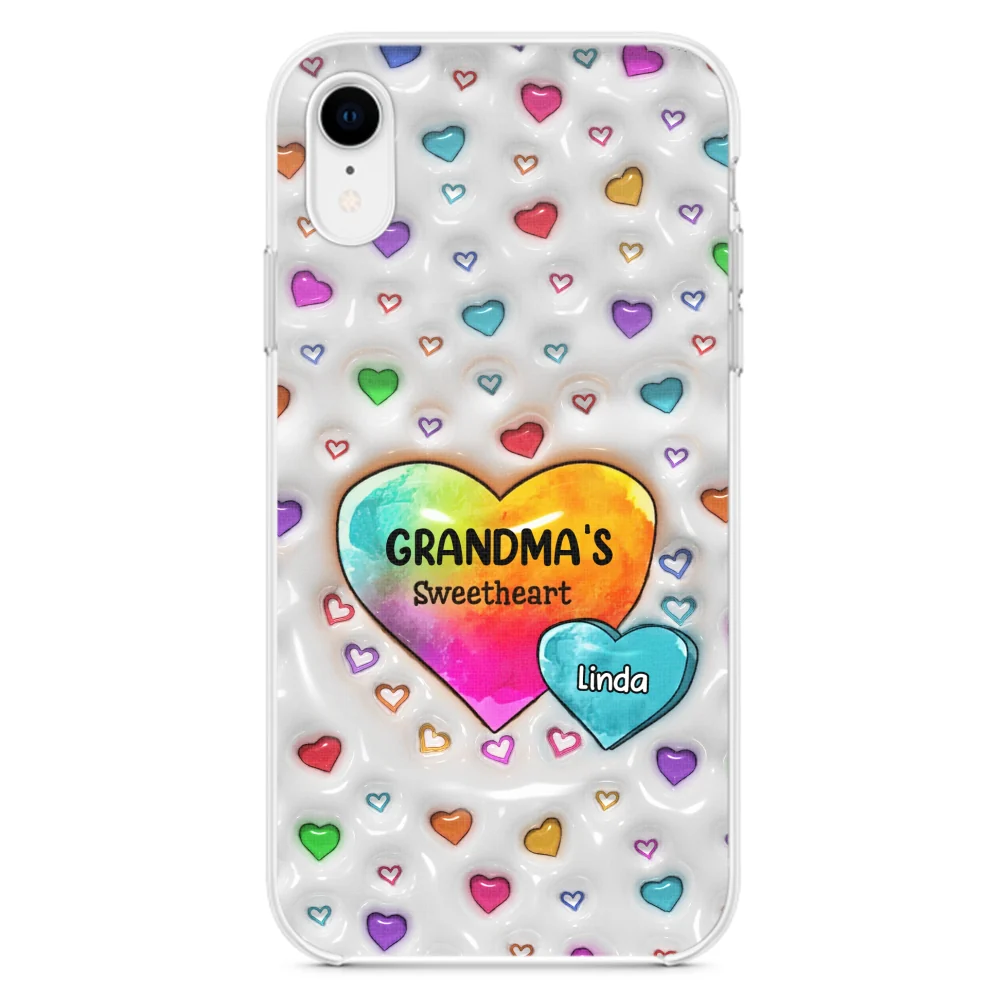 Colorful Sweethearts Grandma -  Personalized Custom 3D Inflated Effect Phone Case - Image 23