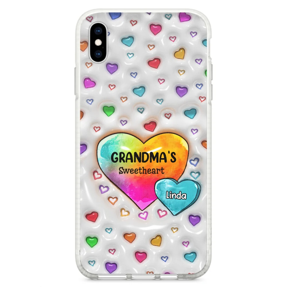 Colorful Sweethearts Grandma -  Personalized Custom 3D Inflated Effect Phone Case - Image 24
