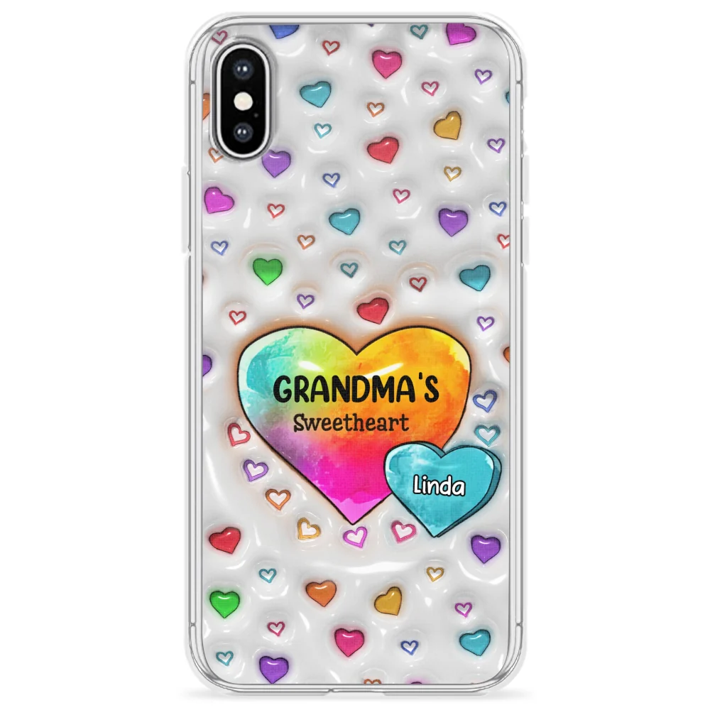 Colorful Sweethearts Grandma -  Personalized Custom 3D Inflated Effect Phone Case - Image 25