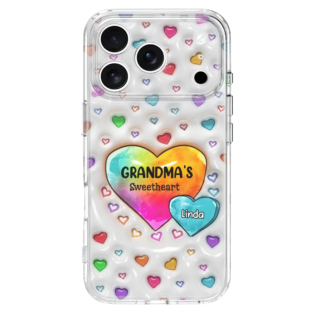 Colorful Sweethearts Grandma -  Personalized Custom 3D Inflated Effect Phone Case - Image 31