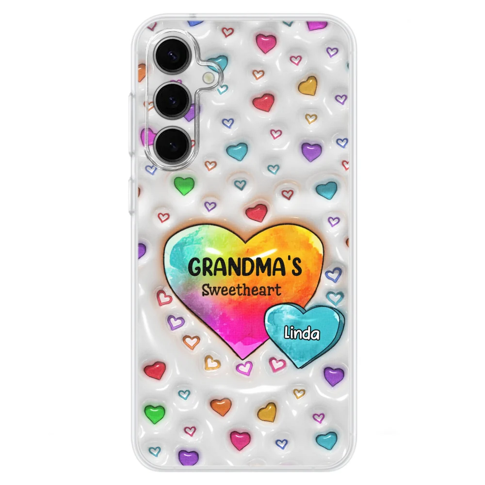 Colorful Sweethearts Grandma -  Personalized Custom 3D Inflated Effect Phone Case - Image 34