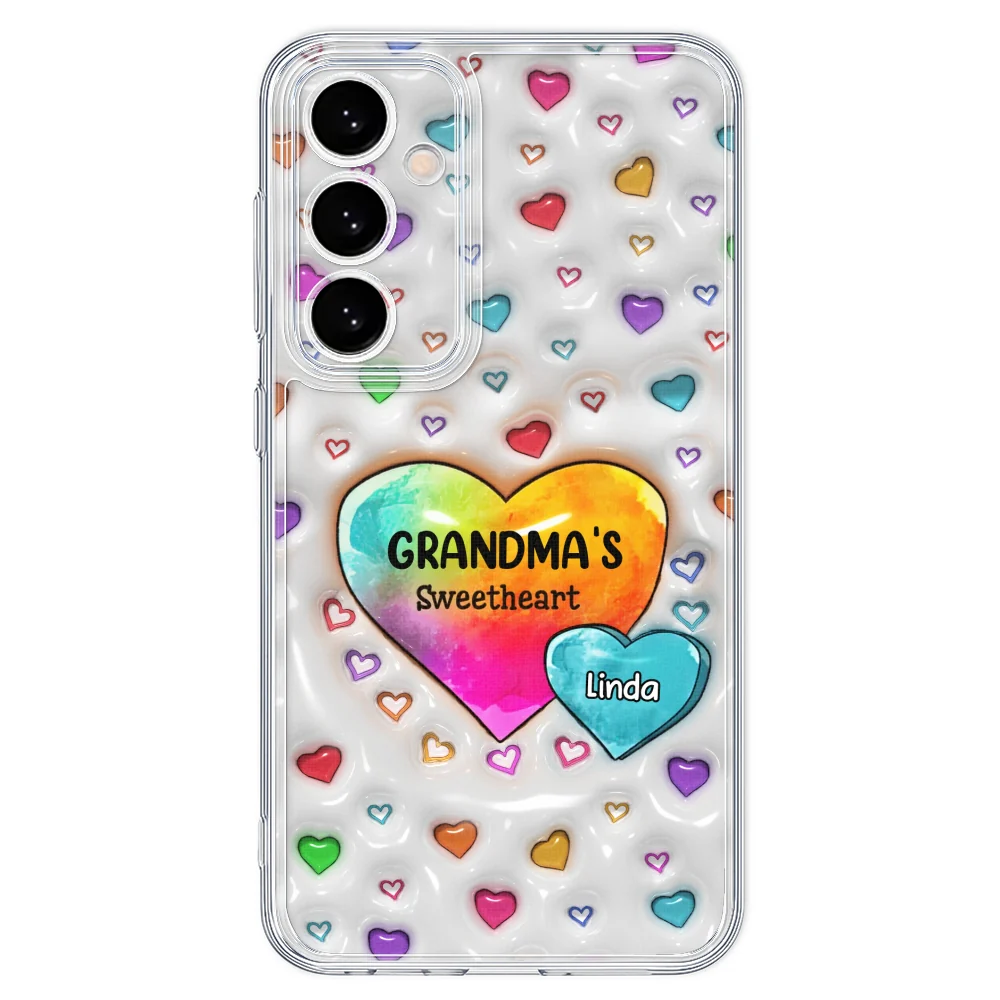 Colorful Sweethearts Grandma -  Personalized Custom 3D Inflated Effect Phone Case - Image 35