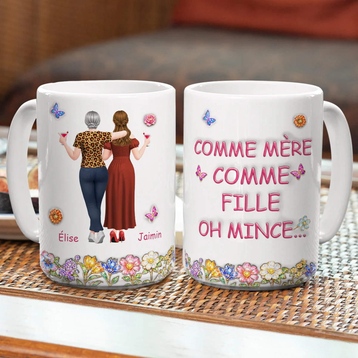 Comme Toi Comme Moi - Mug Personnalisé avec Effet 3D - Image 3
