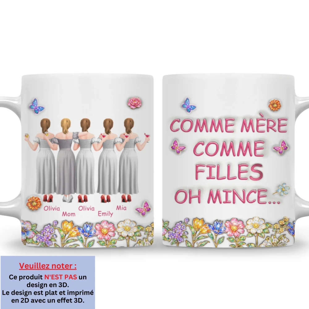Comme Toi Comme Moi - Mug Personnalisé avec Effet 3D - Image 8