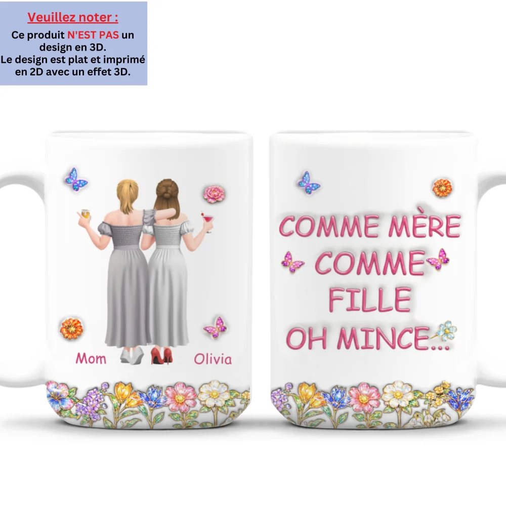 Comme Toi Comme Moi - Mug Personnalisé avec Effet 3D - Image 9