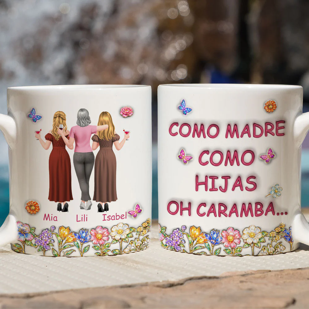 Como Tú Como Yo - Taza Personalizada con Efecto 3D - Image 3