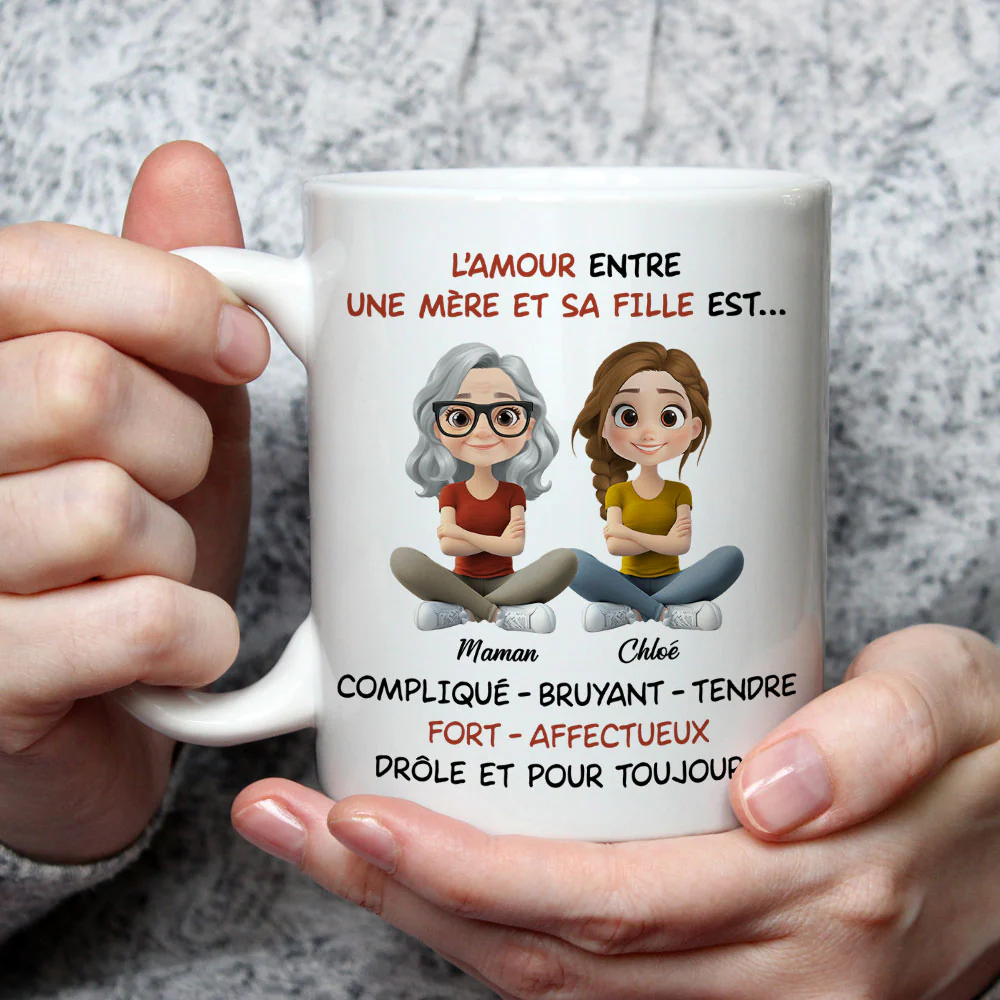 Complicated Noisy Tender French - Personalized Custom Coffee Mug - Image 3