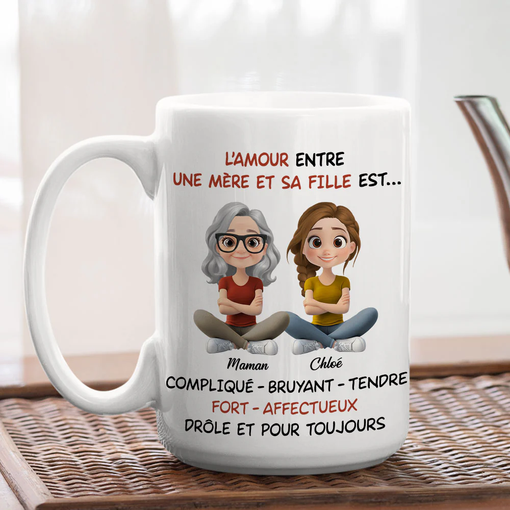 Complicated Noisy Tender French - Personalized Custom Coffee Mug - Image 4