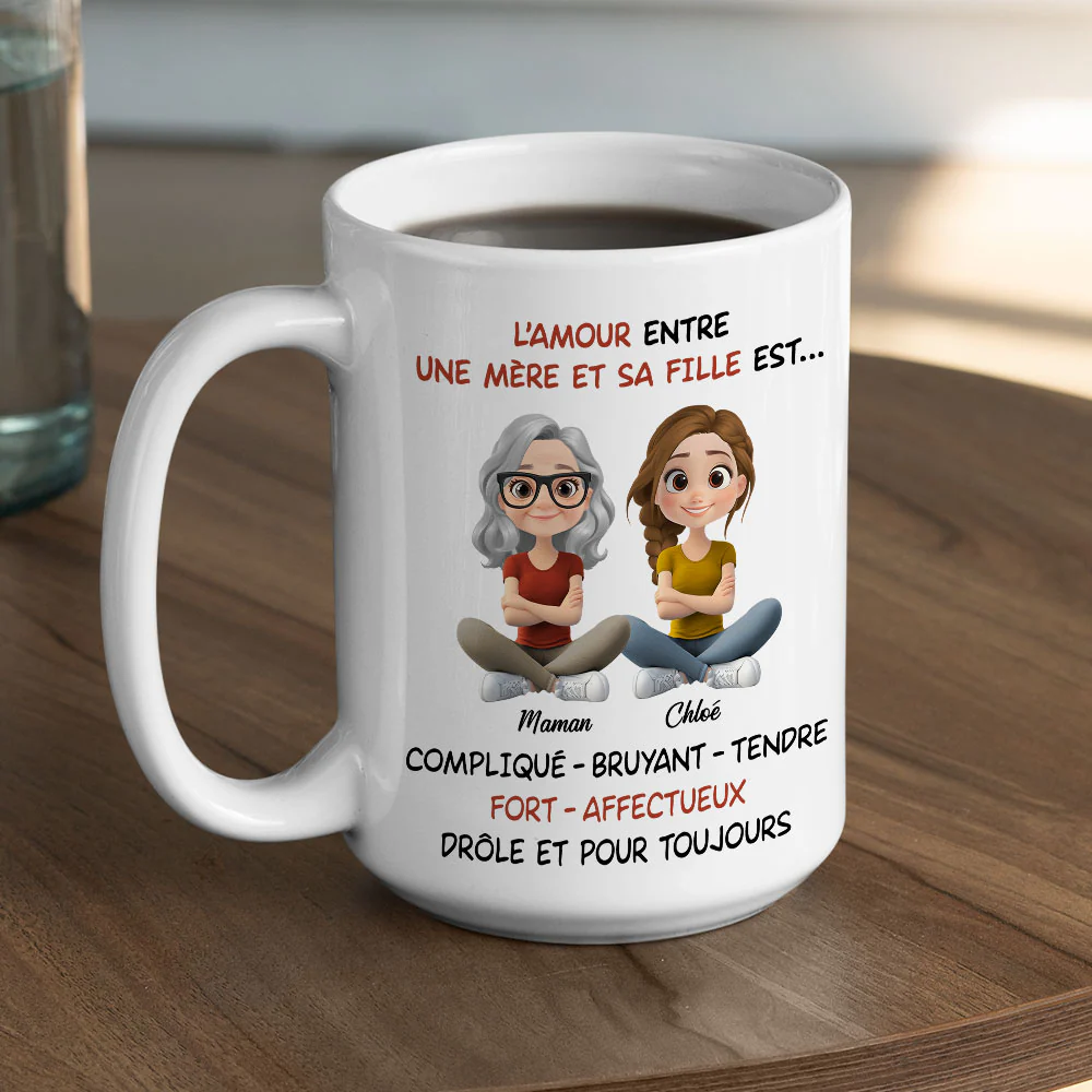 Complicated Noisy Tender French - Personalized Custom Coffee Mug - Image 5