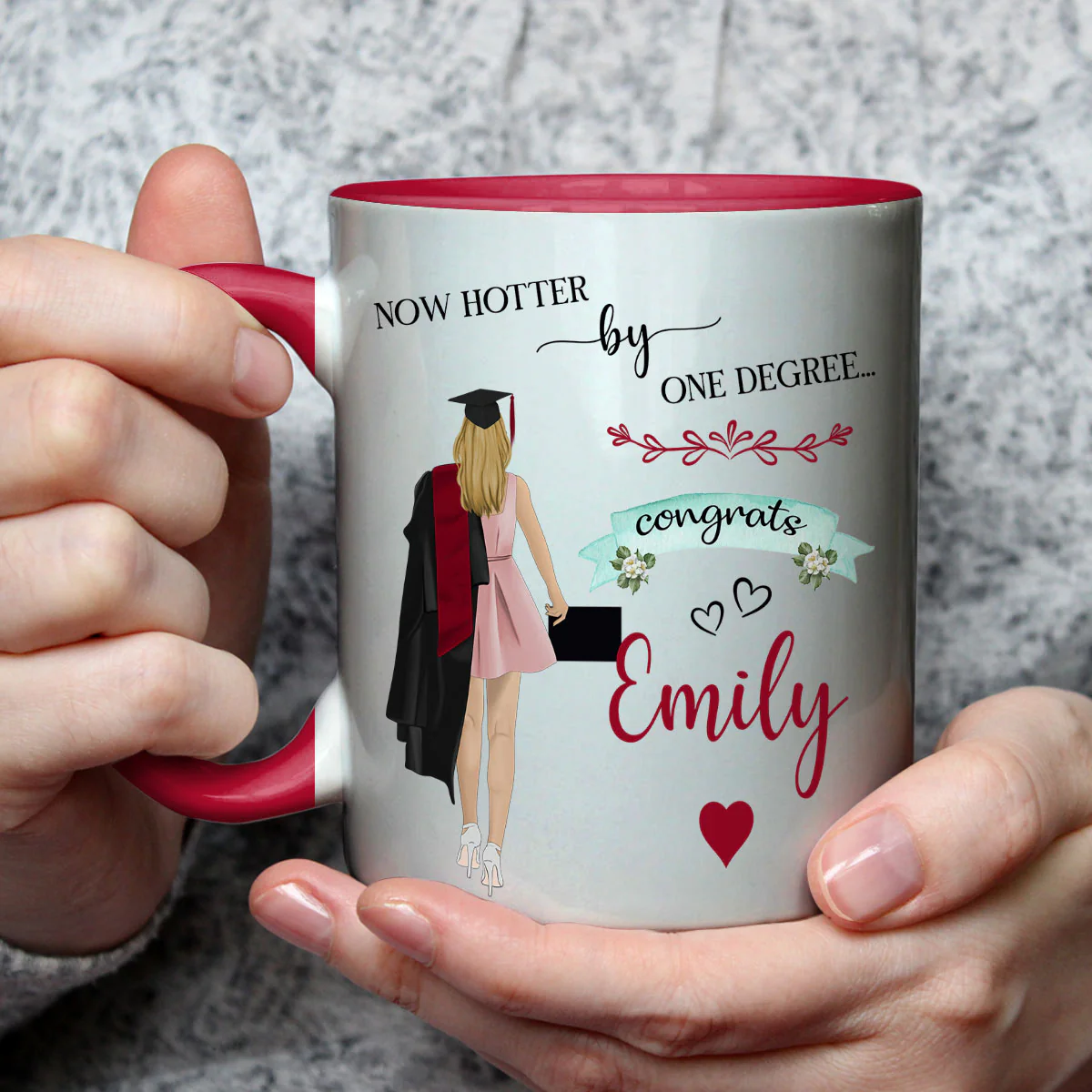 Confidence Makes Dreams Come True - Personalized Custom Accent Mug - Image 3