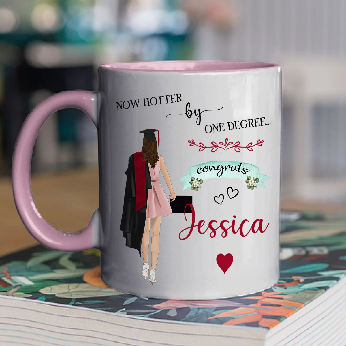 Confidence Makes Dreams Come True - Personalized Custom Accent Mug - Image 4