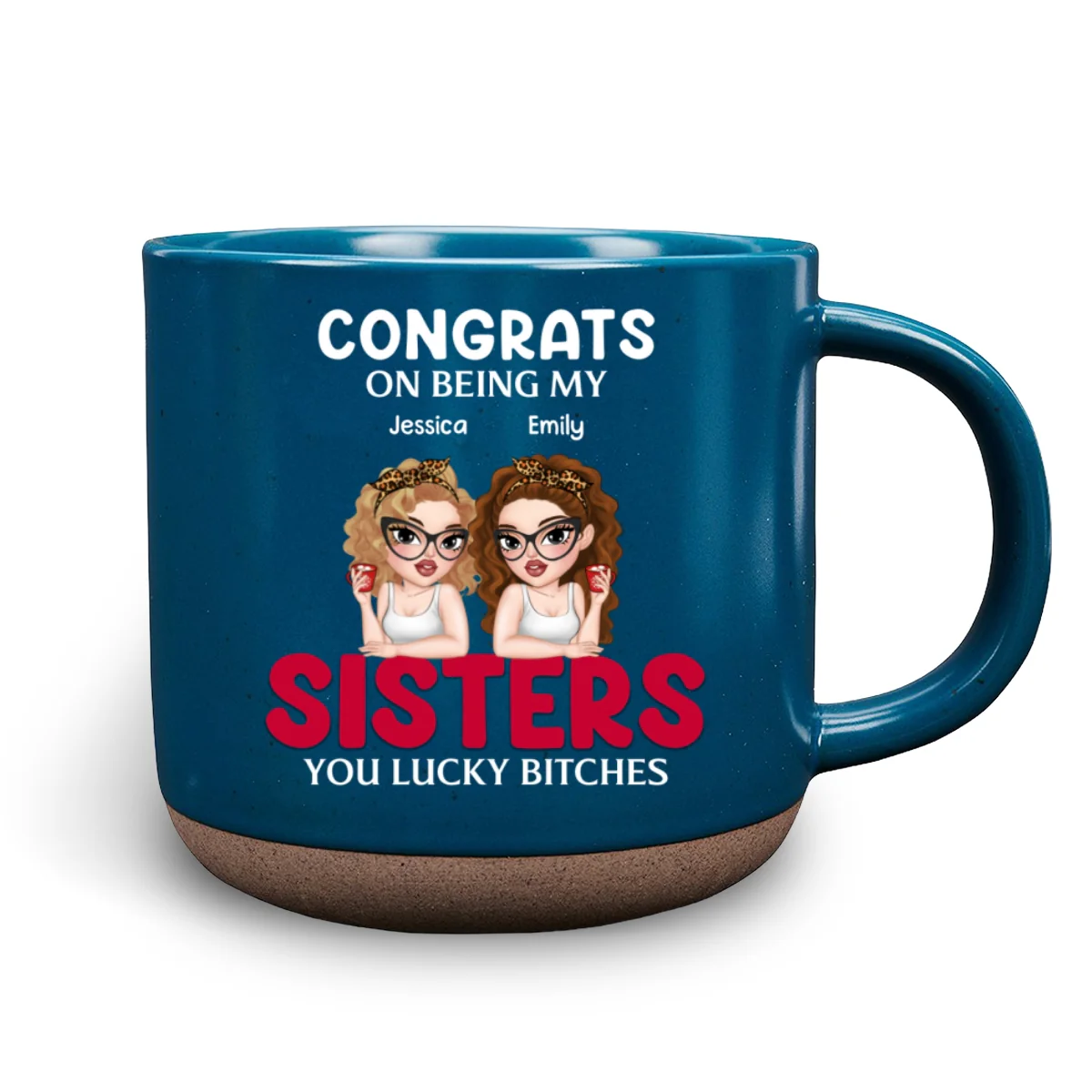 Congrats On Being My Bestie 2024 - Personalized Custom Pottery Mug - Image 7