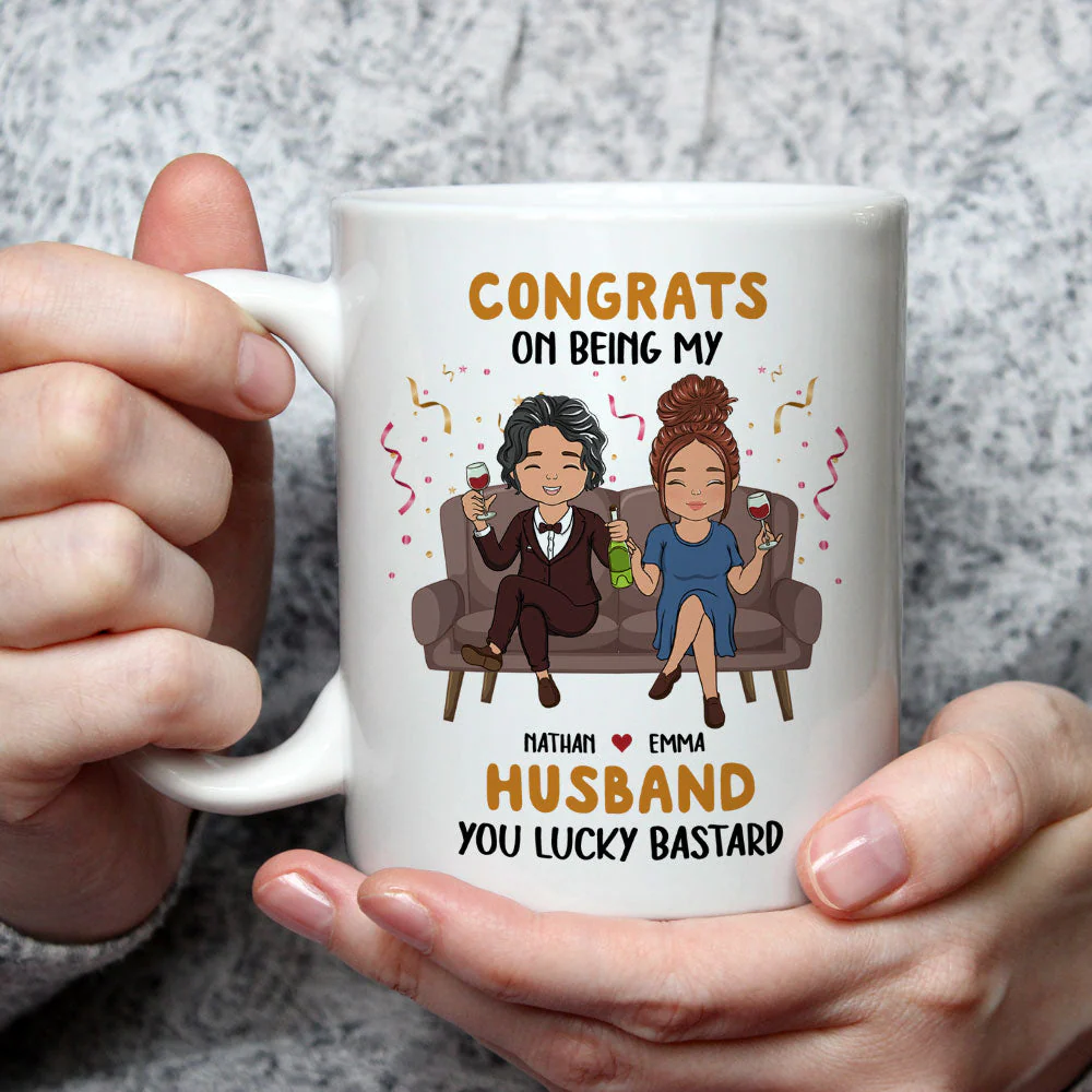 Congrats On Being My - Personalized Custom Coffee Mug - Image 3