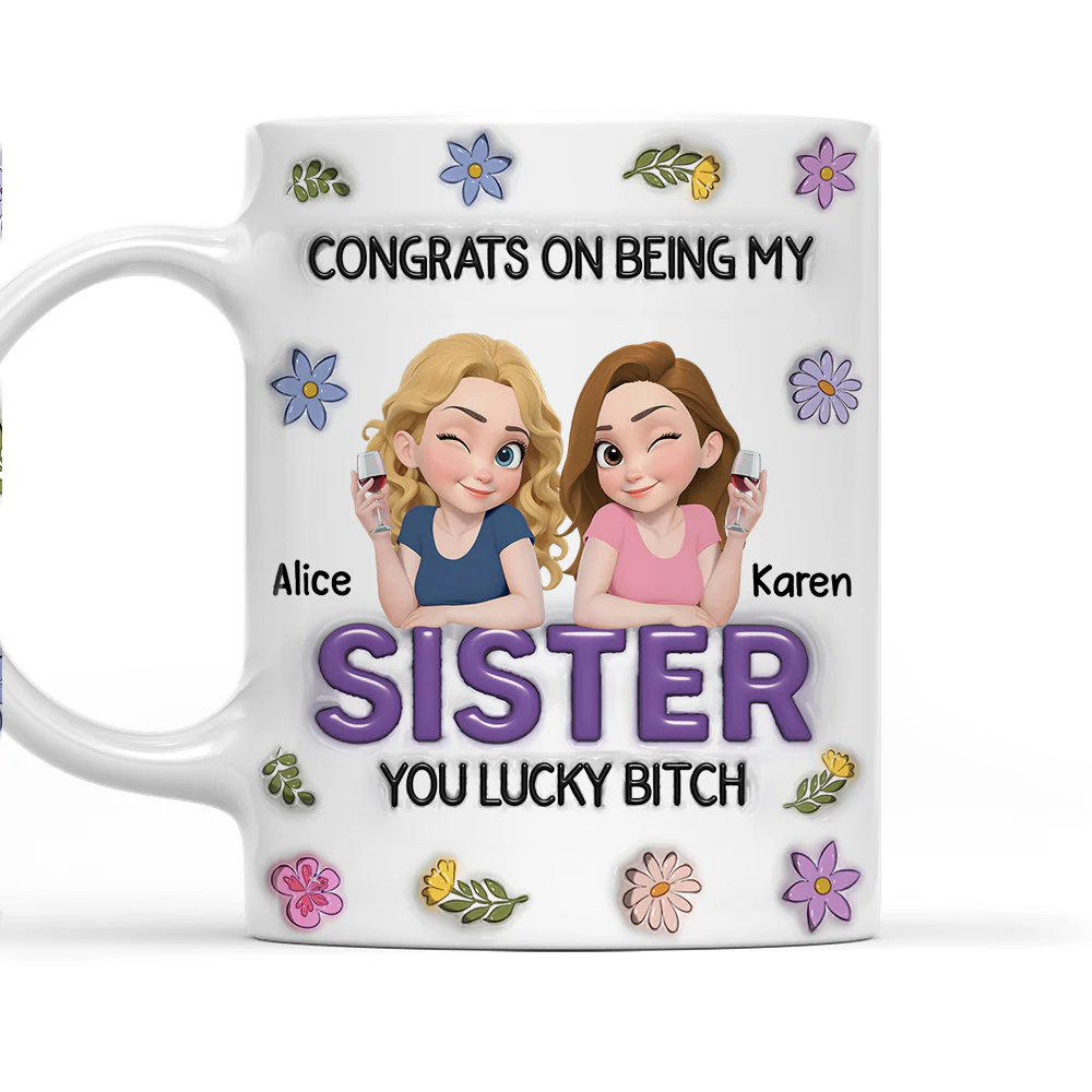 Congrats - Personalized Custom 3D Inflated Effect Mug